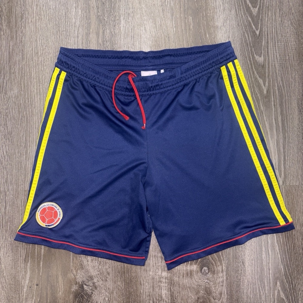 VTG Adidas Colombia National Team Home Soccer Shorts Men's Medium Futbol